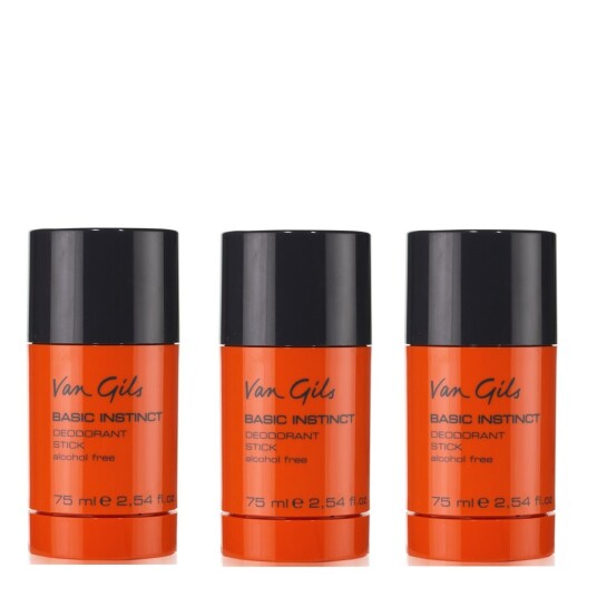 Van Gils 3x Basic Instinct Deodorant Stick 75 ml Van Gils 3x Basic Instinct Deodorant Stick 75 ml