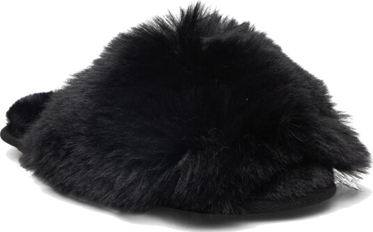Lindex Indoor Slipper Super Fluffy - Black - 36/37 Lindex Indoor Slipper Super Fluffy - Black - 36/37