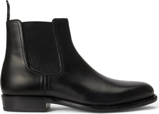 Polo Ralph Lauren Owen Leather Chelsea Boot BLACK 43