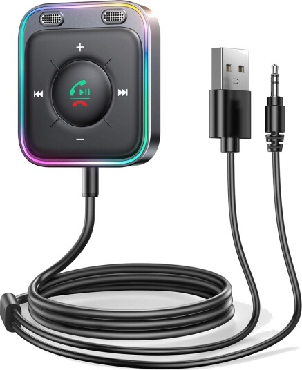 SiGN Aux Bluetooth Audio Adapter for Bil - Svart