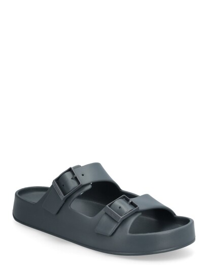 Calvin Klein Ergon Eva Double Bar Sandal - Grey - 41 Calvin Klein Ergon Eva Double Bar Sandal - Grey - 41