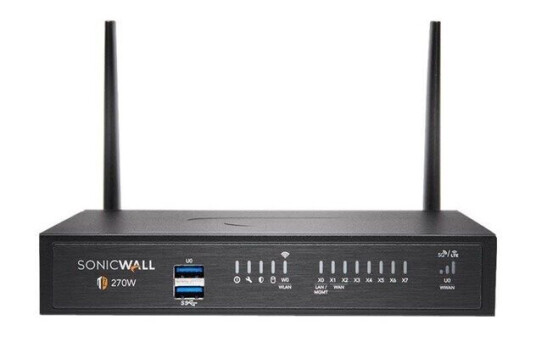 Sonicwall Tz Series (Gen 7) Tz270w - Sikkerhetsapparat - Med 3 Års Essential Protection Service Suite - 1Gbe - Wi-Fi 5 - 2.4 Ghz, 5 Ghz - Sonicwall Promotional Tradeup - Skrivebord