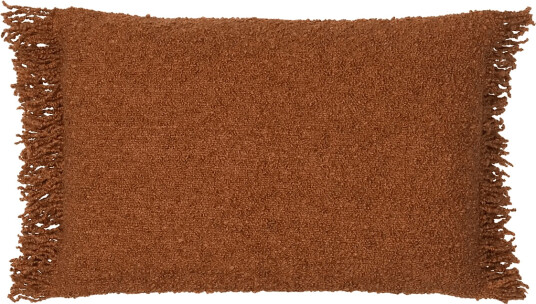 Broste Copenhagen Fria Cushion Cover   Red   L 60CM