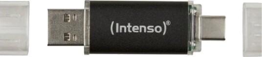 Intenso Twist Line USB-minne 256 GB USB-A USB-C 3.2 Antrasitt