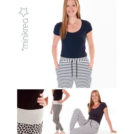 MiniKrea Snittmønster 70335 Joggers str 34 50