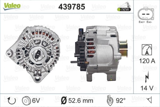 Dynamo VALEO 439785