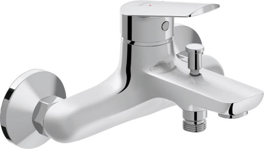 Duravit No.1 1-greps Badekarbatteri Krom