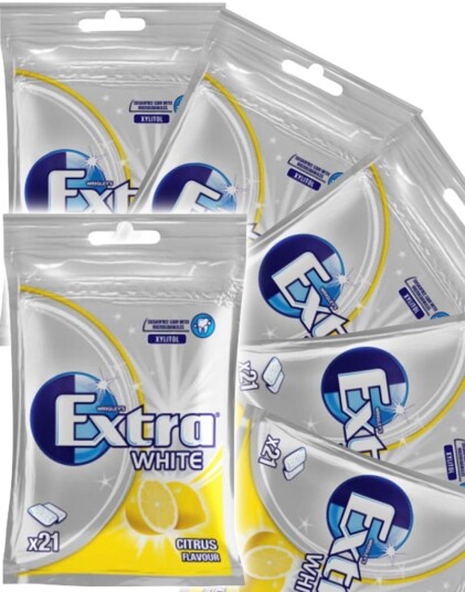 30 stk Selvlukkende Poser med Extra White Citrus Hel Eske 870 gram