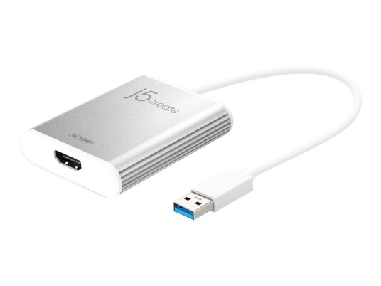 j5create HDMI til USB3.0 Videoadapter 4K 8 cm Sølv j5create HDMI til USB3.0 Videoadapter 4K 8 cm Sølv