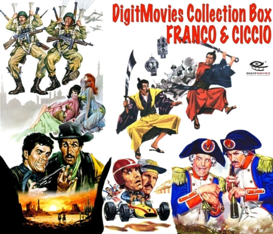 Francesco De Masi Luis Bacalov Piero Umiliani Digitmovies Collection Box Franco & Ciccio CD