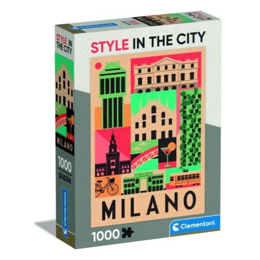 Clementoni Puslespill 1000 Brikker Milano