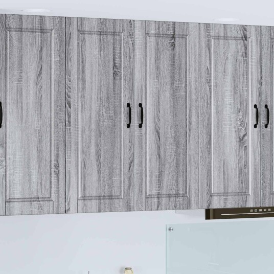  Kjøkkenskap med dør Grå Sonoma 80 x 31 x 100 cm Konstruert tre