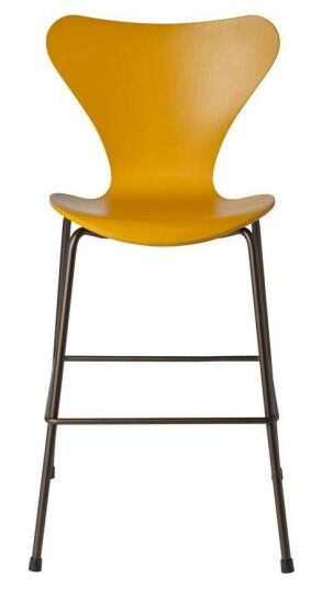 Fritz Hansen Series 7 Junior Chair Burnt Yellow Fritz Hansen Series 7 Junior Chair Burnt Yellow
