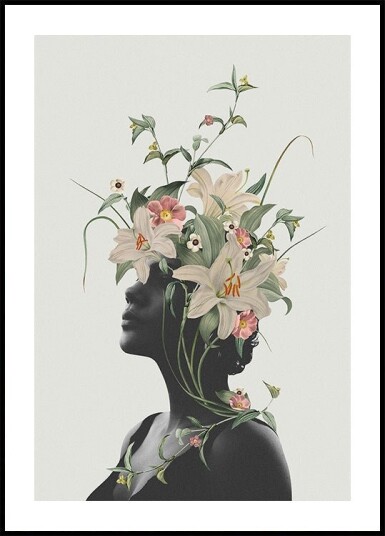 Lily flower Poster Plakat / 100x150cm