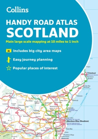 Collins Handy Road Atlas Scotland Av Collins Maps