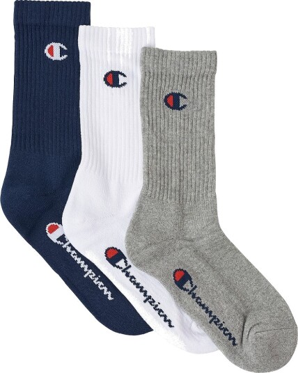 Champion Sokker Crew Socks 3 pakning Blå