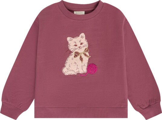 Minymo Collegegenser Knust Berry Minymo 9 år (134) Collegegenser Beige Gull Rosa
