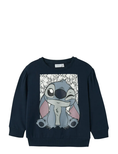 name it Nmfarina Stitch Sweat Bru Wdi Navy 98