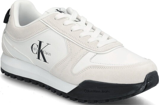 Calvin Klein Toothy Runner Irregular Lines BRIGHT WHITE BLACK 42 x 42 Calvin Klein Toothy Runner Irregular Lines BRIGHT WHITE BLACK 42 x 42