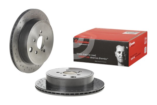 Bremseskive BREMBO 09.C662.1X Bremseskive BREMBO 09.C662.1X