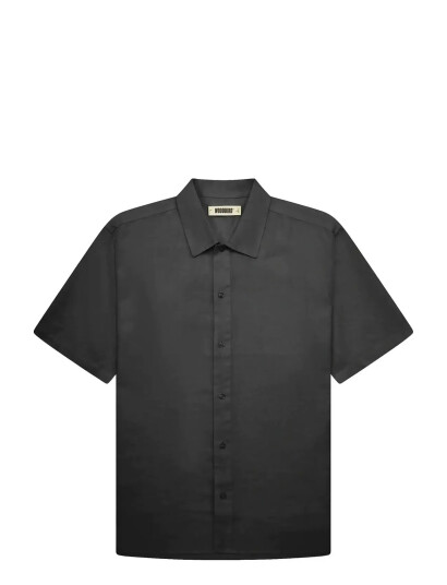 Woodbird Wbbanks Linen Shirt Black XXL