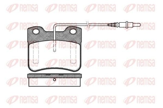 Bremseklosser REMSA 0247.24 Bremseklosser REMSA 0247.24