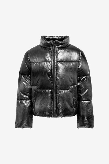 Kids Only Jakke kogCeline Metallic Short Puffer OT Svart