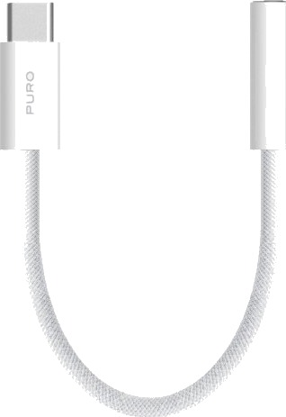 Puro Puausbcauxwhi 3.5Mm Hunkjønn Usb Type C Hankjønn 0,15 M Hvit Puro Puausbcauxwhi 3.5Mm Hunkjønn Usb Type C Hankjønn 0,15 M Hvit