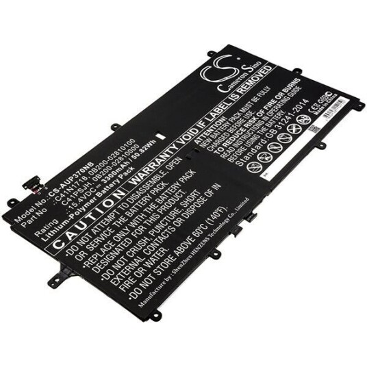 Asus NovaGo TP370QL batteri (3300 mAh 15.4 V, Sort)