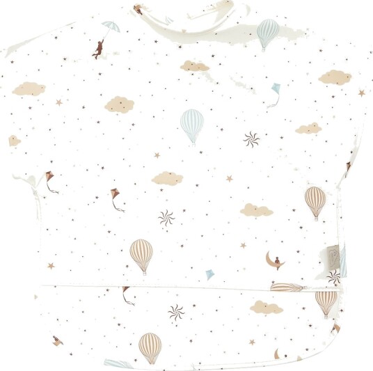 Cam Cam Copenhagen Short Sleeved Bib Blueberries Cream
