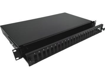 Alantec Fop-1U-24Scd-C - Fiberoptisk Spleisepanel - Sc X 48 - Svart Ral 9005 - 1U - 19"