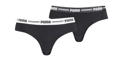 Puma Truser 2P Logo Waistband Brazilian Svart Large Dame Puma Truser 2P Logo Waistband Brazilian Svart Large Dame