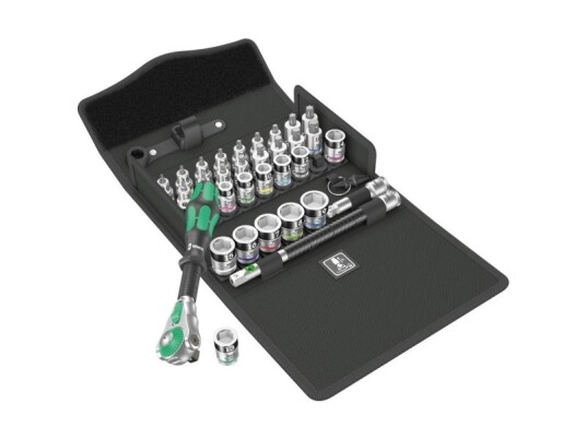 Wera 8100 SB 3/8" Pipenøkkelsett med 35 Deler