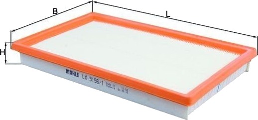 Luftfilter KNECHT LX 3196/1 Luftfilter KNECHT LX 3196/1