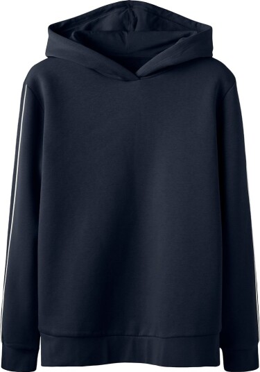 LMTD Hettegenser NlfBlake Dark Sapphire/White Rør LMTD 9 10 år 134 140 Hettegenser Blå