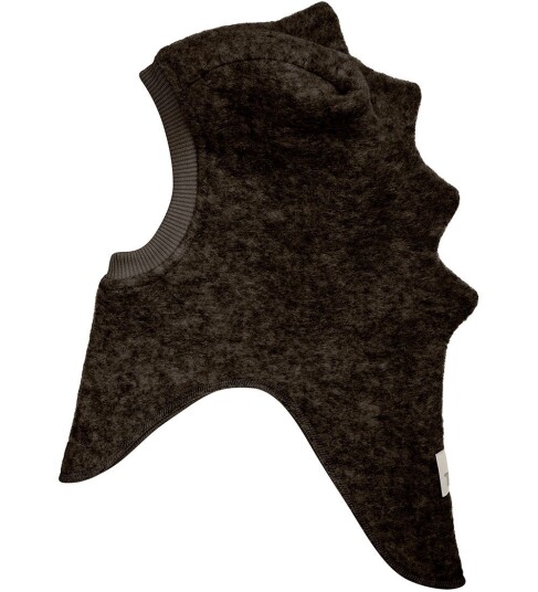 Huttelihut Balaclava Triangles Wool - Brown - 0-12M Huttelihut Balaclava Triangles Wool - Brown - 0-12M
