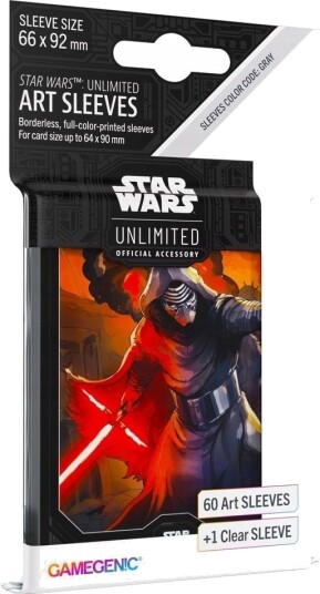 Gamegenic Star Wars Unlimited Art Sleeves Kylo Ren