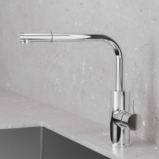 Scandtap Steel Accent 90 Kjokkenarmatur Classic Ja