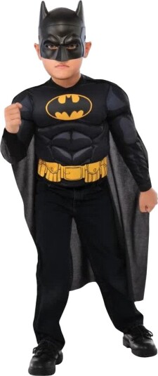 DC Comics Rubie's Batman Kostyme med Kappe og Maske 4–8 år DC Comics Rubie's Batman Kostyme med Kappe og Maske 4–8 år