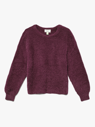 Vero Moda Girl Puff Ls O Neck Pullover Rød 158/164