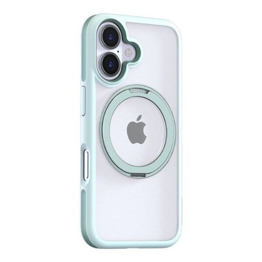 Torras Ostand R Fusion-etui for iPhone 16 (grønn)