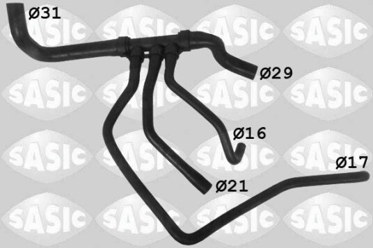 SASIC SWH4329 Radiatorslange