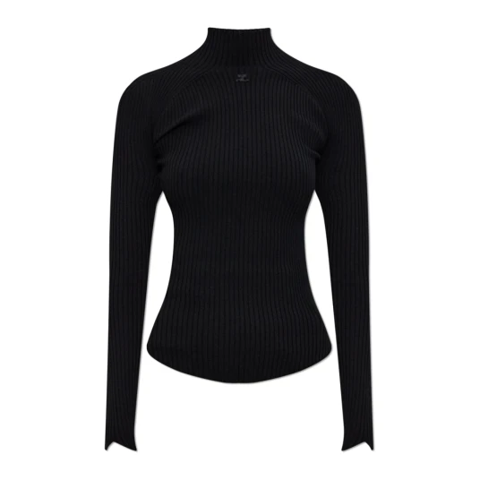 Courrèges Dame Strikkevarer Svart L Courrèges Dame Strikkevarer Svart L