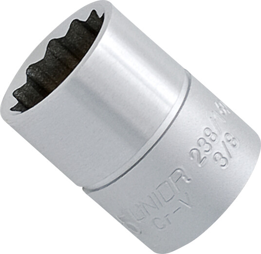 Unior Hylse 12 Kanter 3/8"