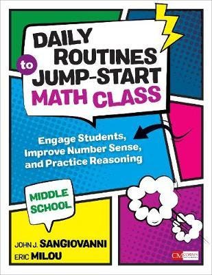 Daily Routines To Jump-Start Math Class, Middle School Av John J. Sangiovanni, Eric Milou