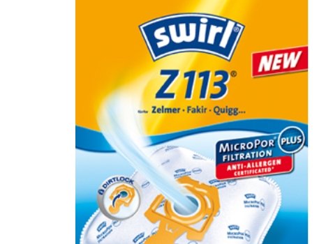 Swirl Z 113 Støv Pose Hvit 4 Stykker