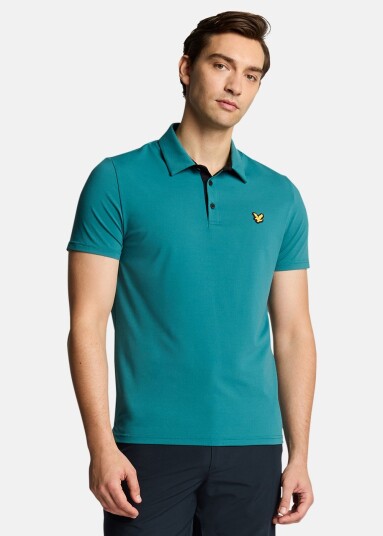 Contrast Placket Polo Shirt Albatross/ Jet Black 2xl  Trenings T Shirts