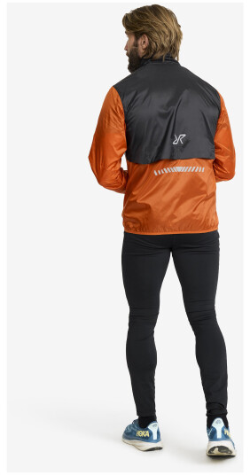 Revolutionrace Unit Light Windbreaker Herre Hawaiian Sunset/Anthracite XS Jakker Vindjakker