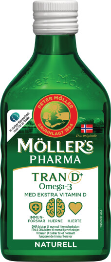Möller's Pharma Tran D+ Naturell, 250 ml Möller's Pharma Tran D+ Naturell, 250 ml