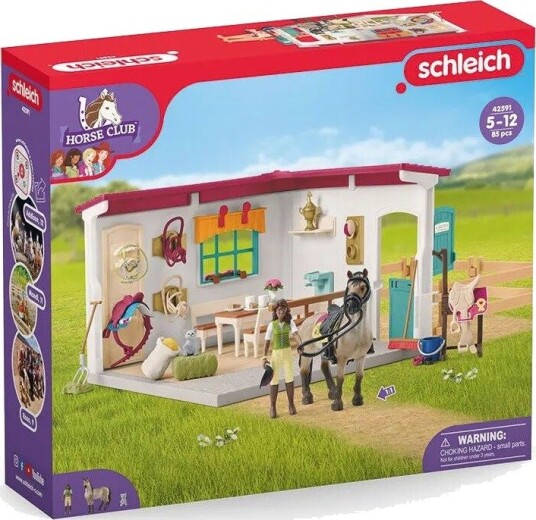 Schleich Horse Club Salrom Lekesett 42591 med 85 Deler for Barn fra 5 År